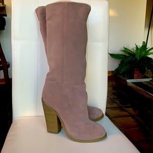 Colin Stuart suede fur lined boot